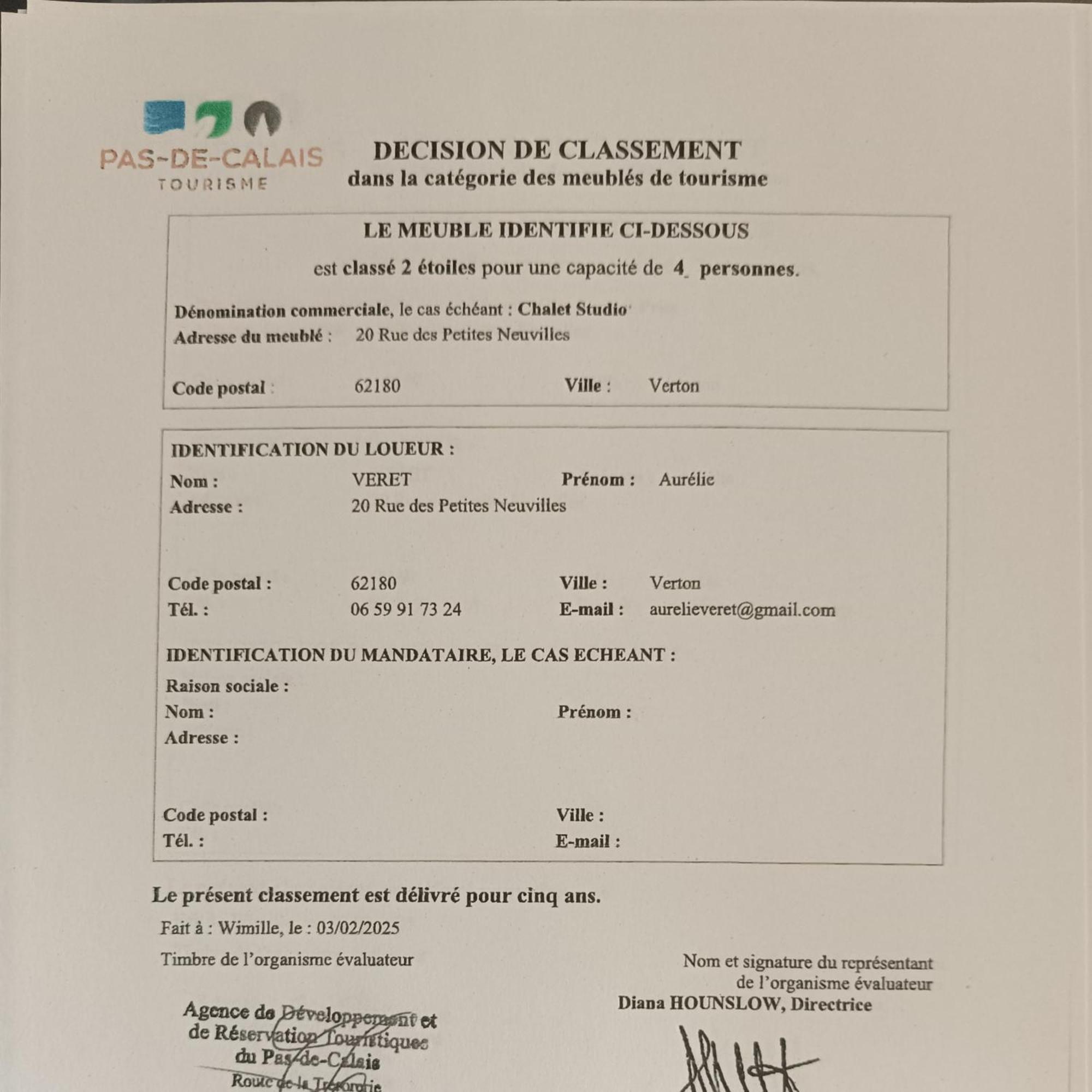 Gite Les Chalets Du Fliers Verton Meubles De Tourisme Classes 2 Etoiles Berck Pokój zdjęcie
